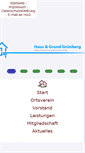 Mobile Screenshot of hausundgrund-gruenberg.de